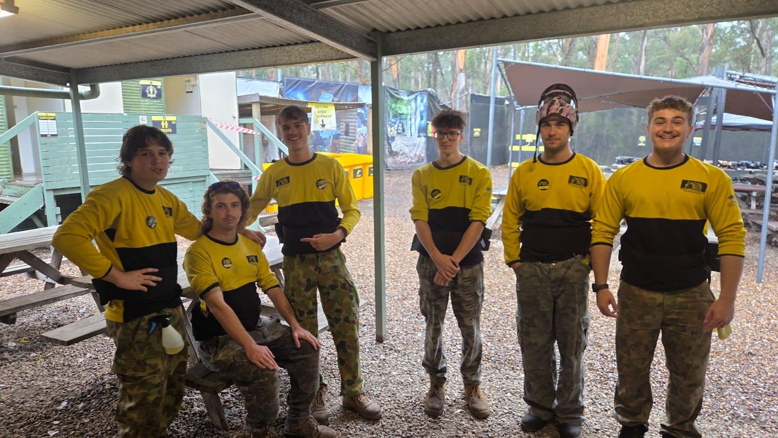 A lineup of Delta Force marshals ready for their sessions
