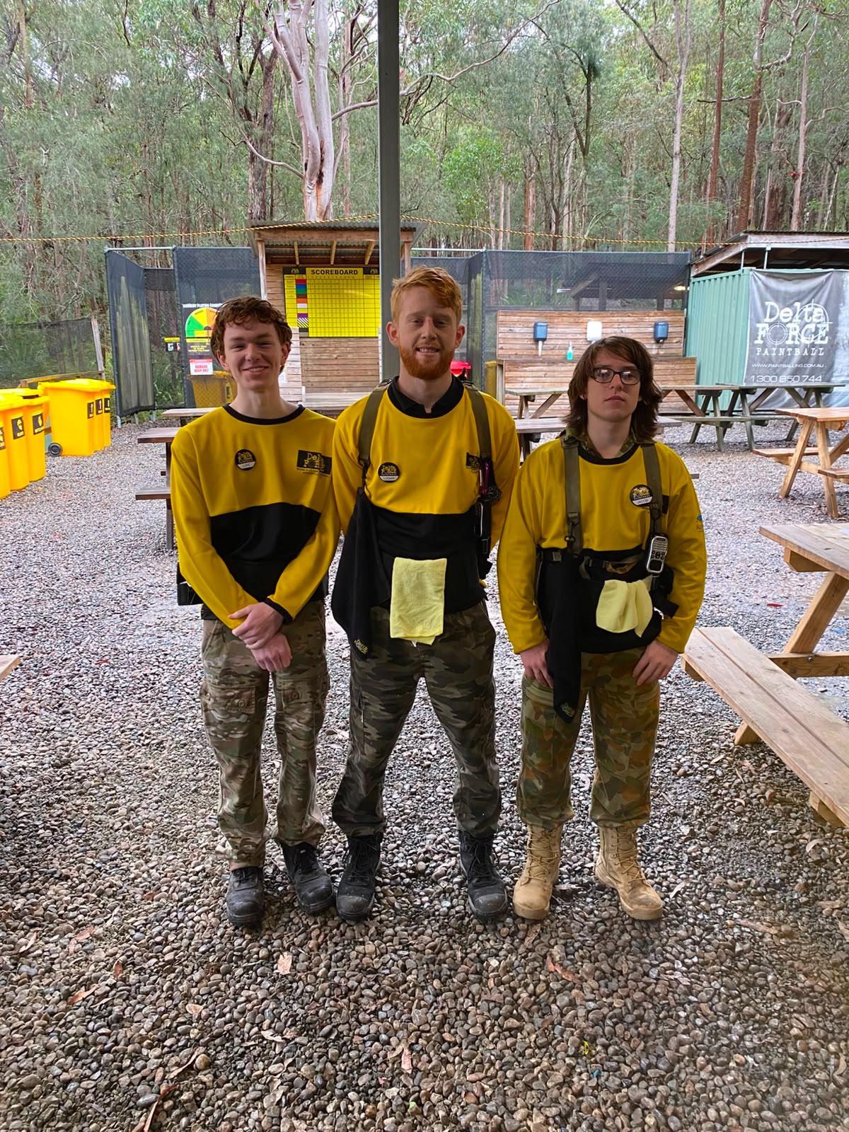 Three members of the Delta Force Melbourne marshal team